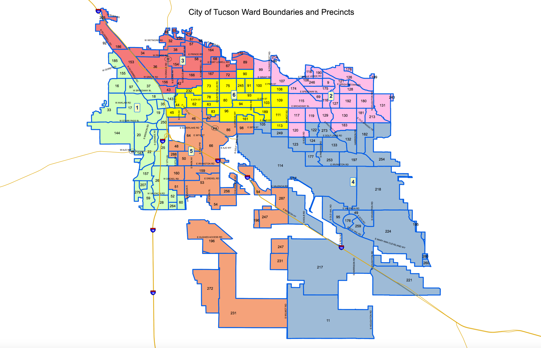 Mapa distrital